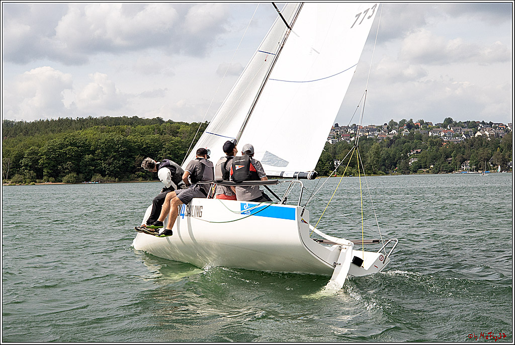 J70 - WOODLAND, 12.06.2021 Segelboot; Segeln; Woodland; Spinnaker; J70; Sorpesee; Sauerland